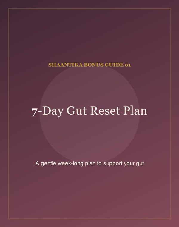 Cover preview of the 7-Day Gut Reset Plan guide